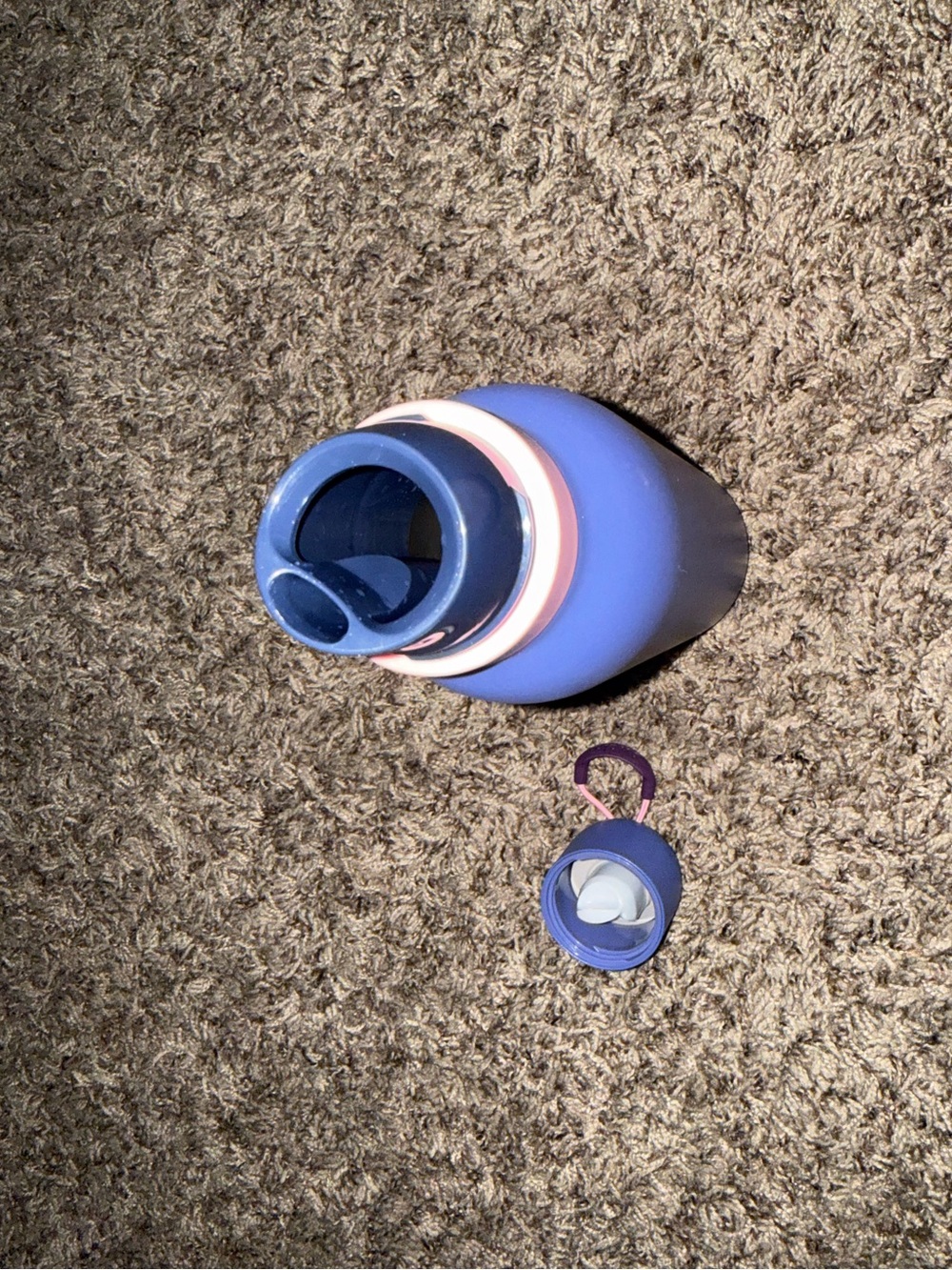 Owalo Purple Stainless Steel Water Bottle with Pink Accent - Picture 6 of 6